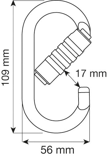 Moschettone OVAL PRO