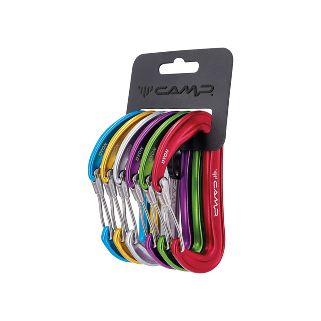 RACK PACK DYON Carabiner Set 6pcs 